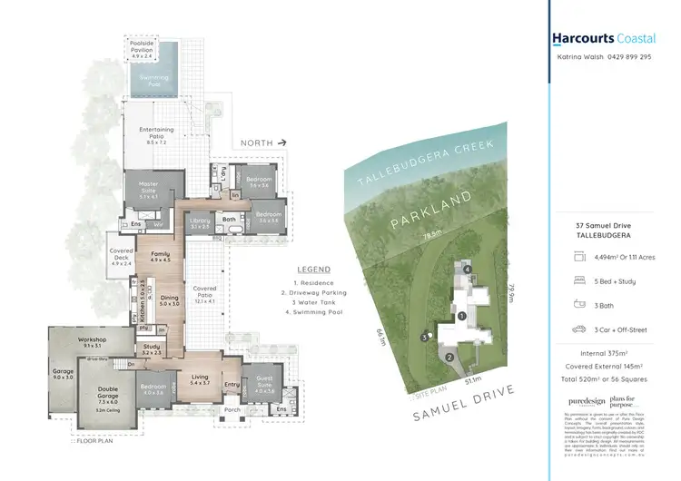 Floorplan of Homely house listing, 37 Samuel Drive, Tallebudgera QLD 4228