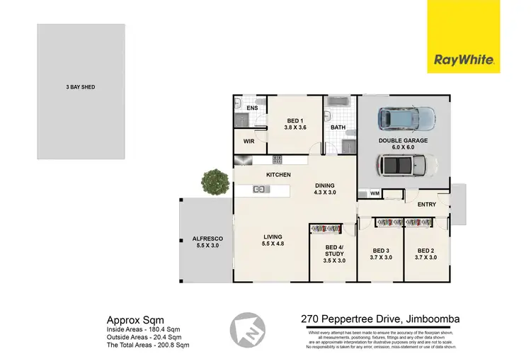 Floorplan of Homely house listing, 270-272 Peppertree Drive, Jimboomba QLD 4280