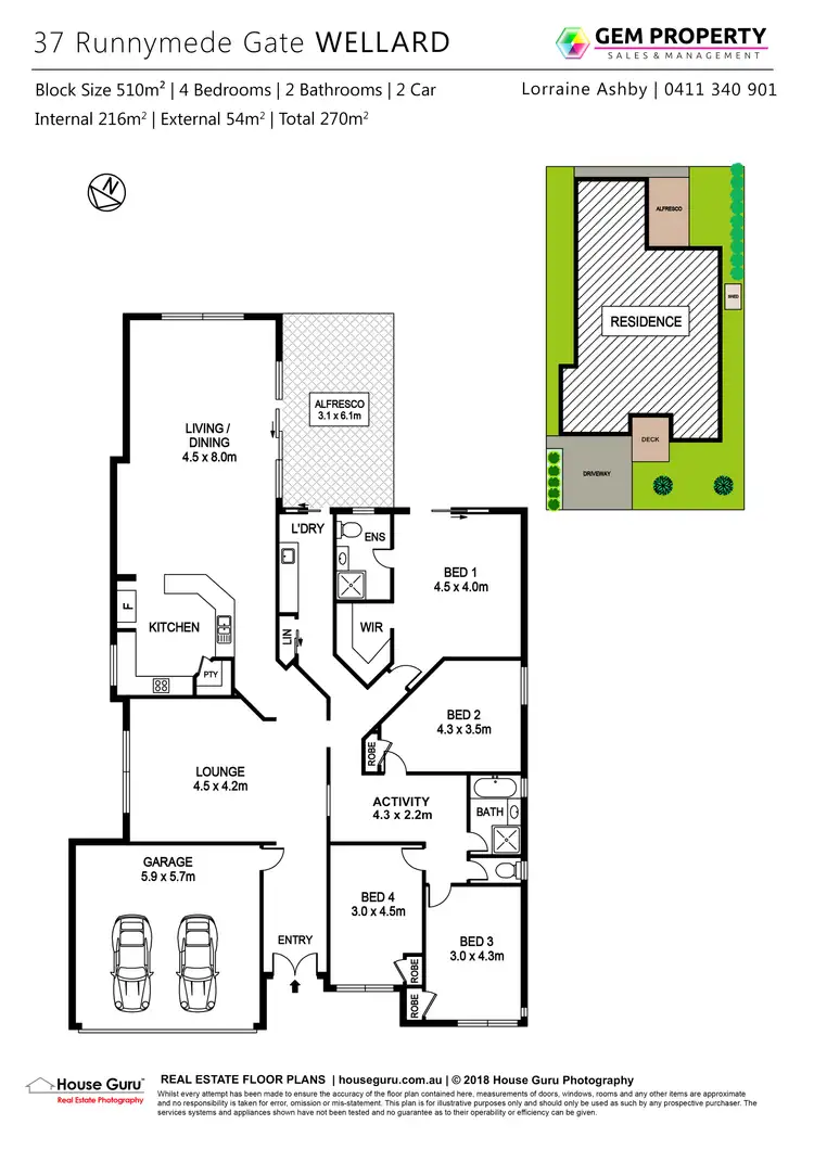 Floorplan of Homely house listing, 37 Runnymede Gate, Wellard WA 6170