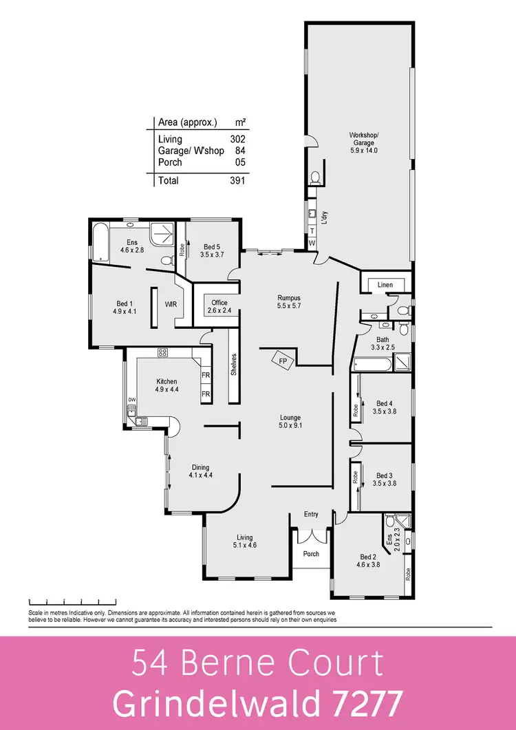 Floorplan of Homely house listing, 54 Berne Court, Grindelwald TAS 7277
