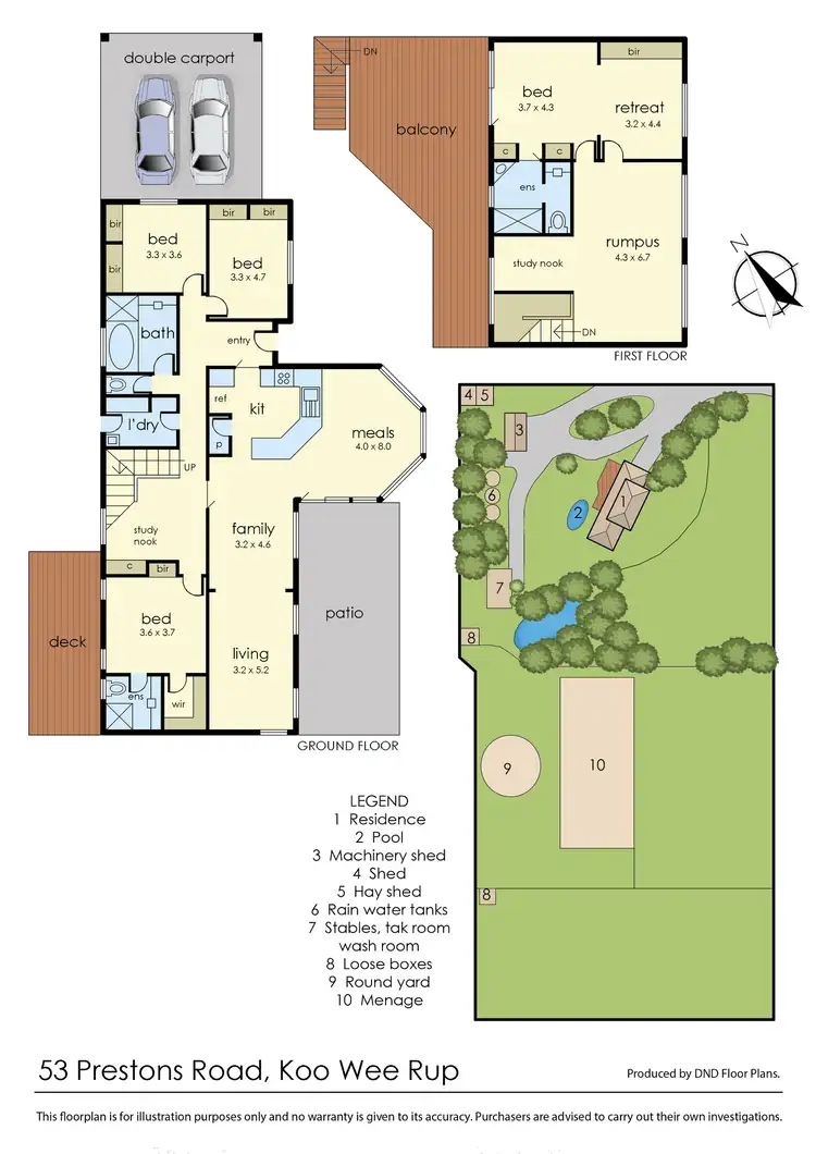 Floorplan of Homely house listing, 53 Prestons Road, Koo Wee Rup VIC 3981