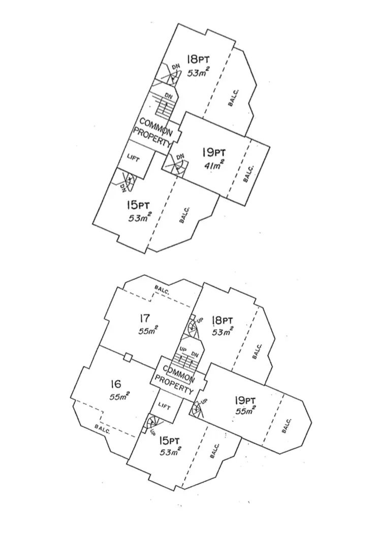 Floorplan of Homely apartment listing, 15/13-15 Anne Avenue, Broadbeach QLD 4218