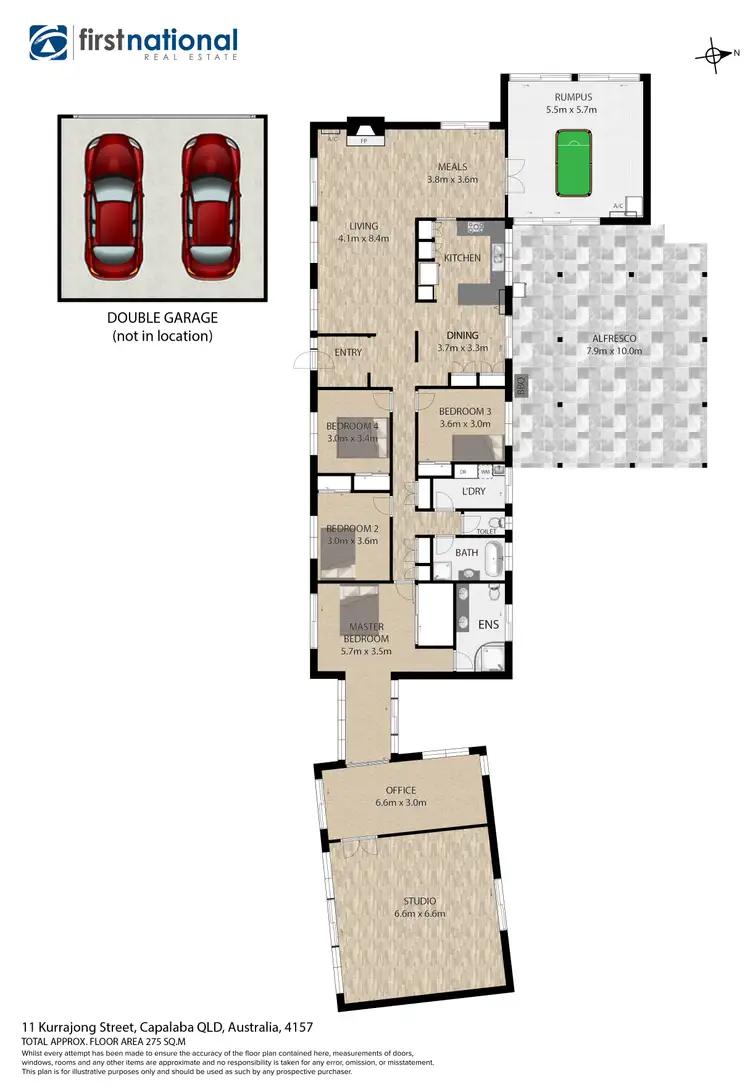 Floorplan of Homely house listing, 11 Kurrajong Street, Capalaba QLD 4157