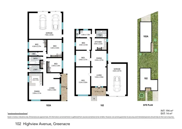 Floorplan of Homely house listing, 102 Highview Avenue, Greenacre NSW 2190