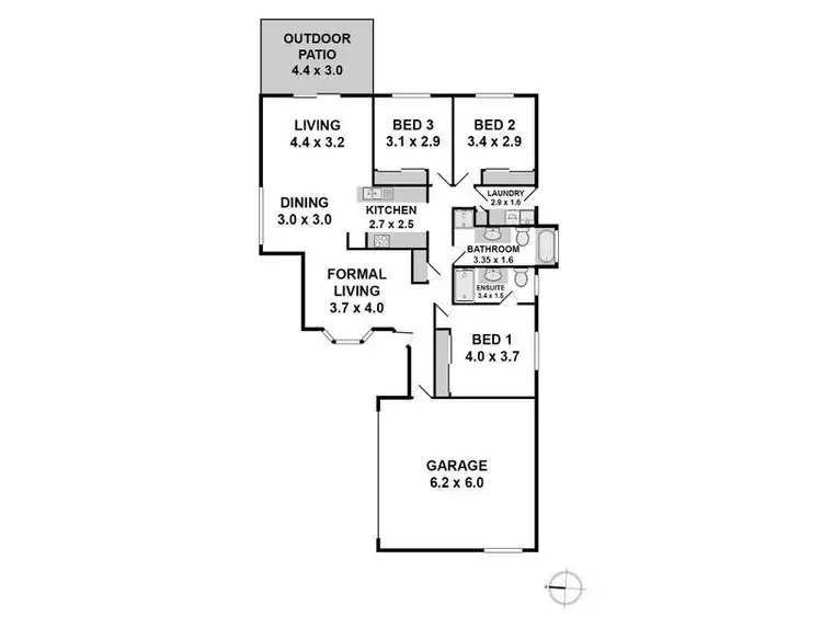 Floorplan of Homely house listing, 8 Cedar Place, The Gap QLD 4061