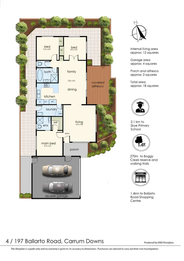 Floorplan of Homely unit listing, 4/197 Ballarto Road, Carrum Downs VIC 3201