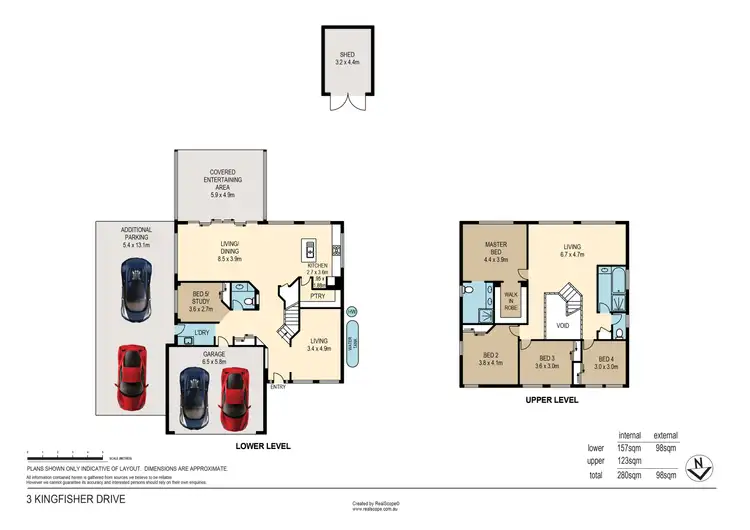 Floorplan of Homely house listing, 3 Kingfisher Drive, Upper Kedron QLD 4055