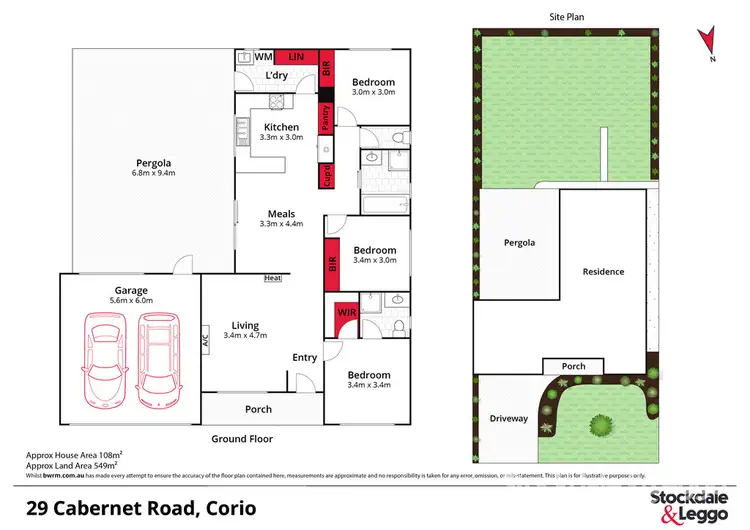 Floorplan of Homely house listing, 29 Cabernet Road, Corio VIC 3214
