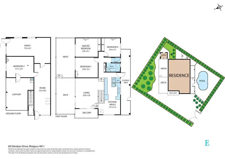 Floorplan of Homely house listing, 69 Glenlyon Drive, Wulguru QLD 4811