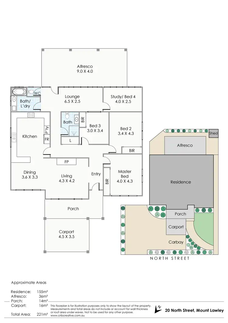 Floorplan of Homely house listing, 20 North Street, Mount Lawley WA 6050