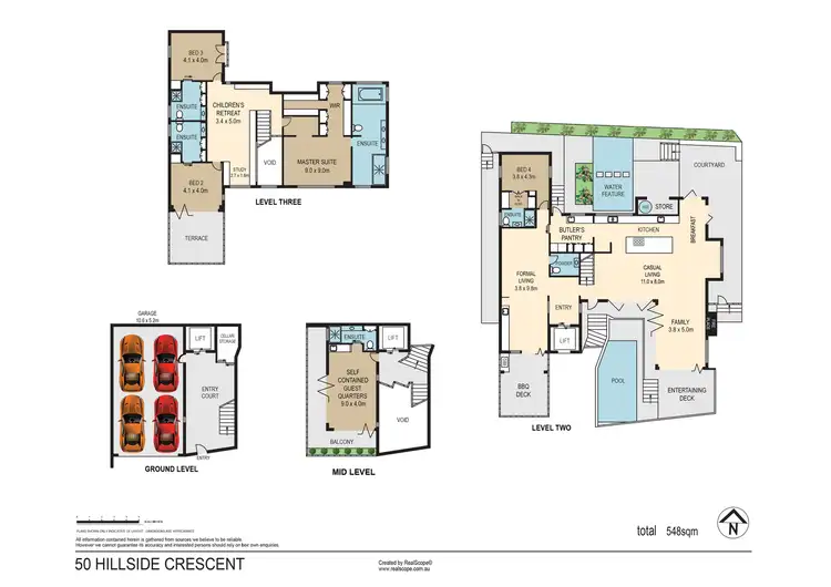 Floorplan of Homely house listing, 50 Hillside Crescent, Hamilton QLD 4007