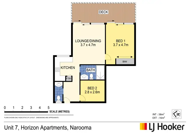 Floorplan of Homely apartment listing, 7/147 Princes Hwy, Narooma NSW 2546