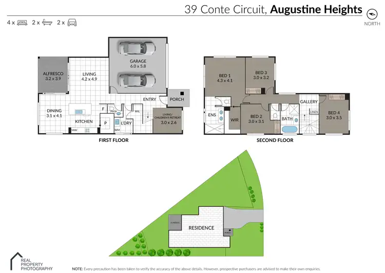 Floorplan of Homely house listing, 39 Conte Circuit, Augustine Heights QLD 4300