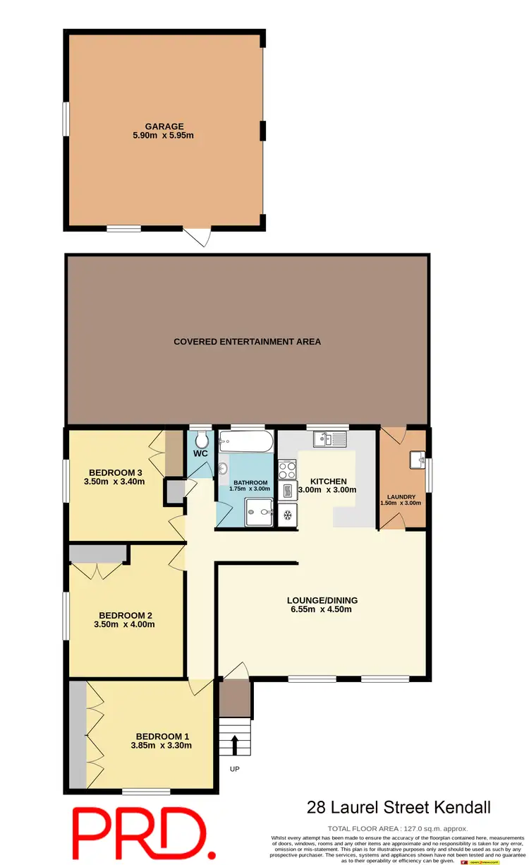 Floorplan of Homely house listing, 28 Laurel Street, Kendall NSW 2439