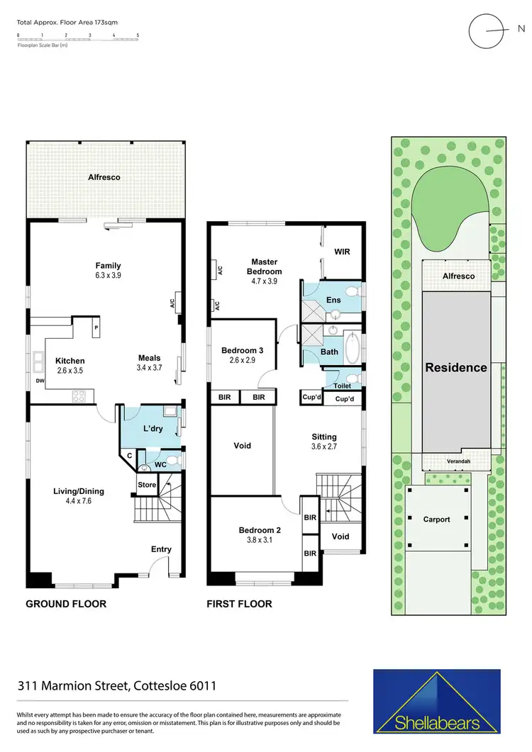Floorplan of Homely house listing, 311 Marmion Street, Cottesloe WA 6011