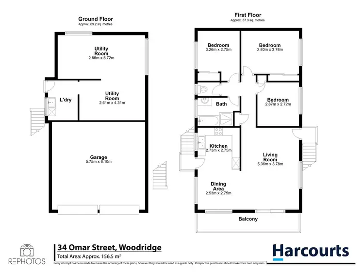 Floorplan of Homely house listing, 34 Omar Street, Woodridge QLD 4114