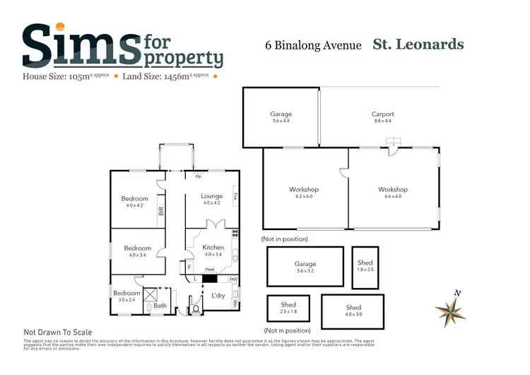 Floorplan of Homely house listing, 6 Binalong Avenue, St Leonards TAS 7250