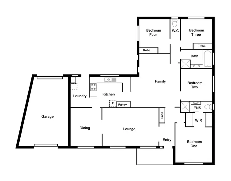 Floorplan of Homely house listing, 40 Carter Crescent, Calwell ACT 2905
