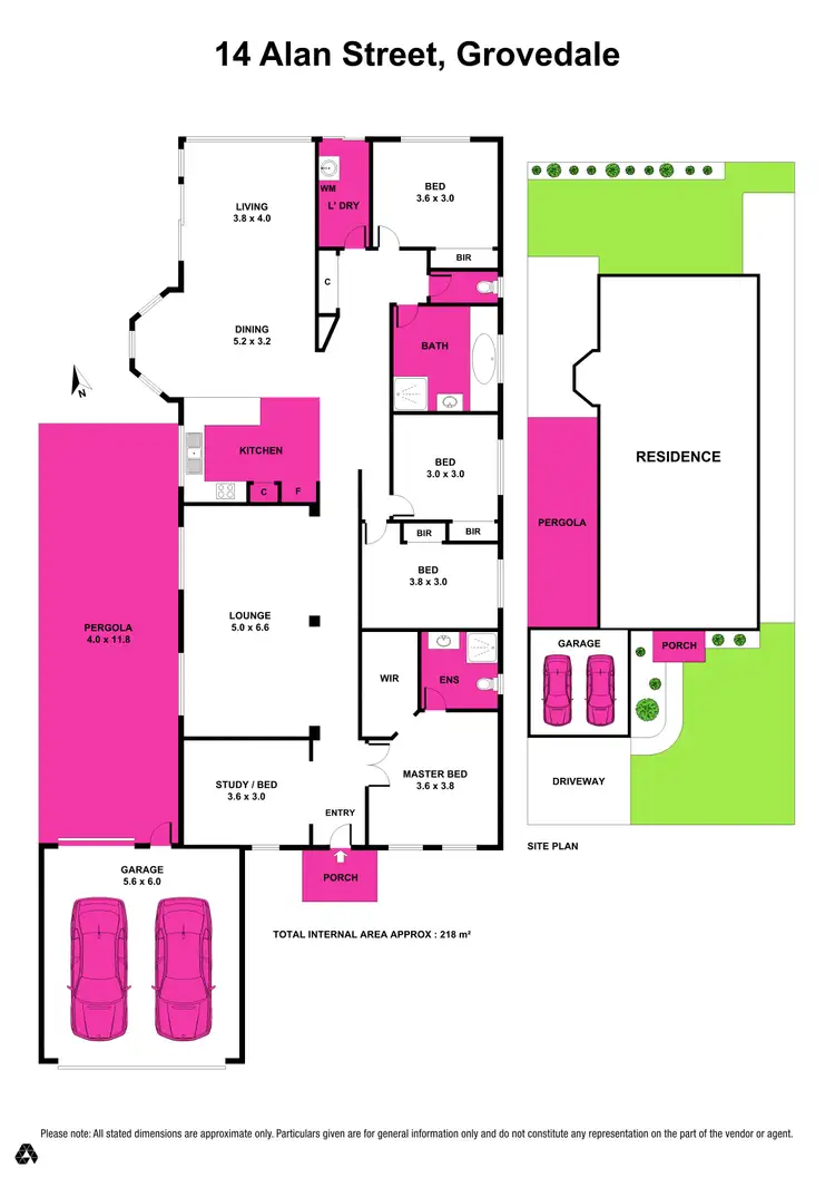 Floorplan of Homely house listing, 14 Alan Street, Grovedale VIC 3216