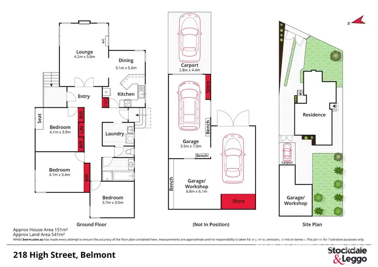 Floorplan of Homely house listing, 218 High Street, Belmont VIC 3216