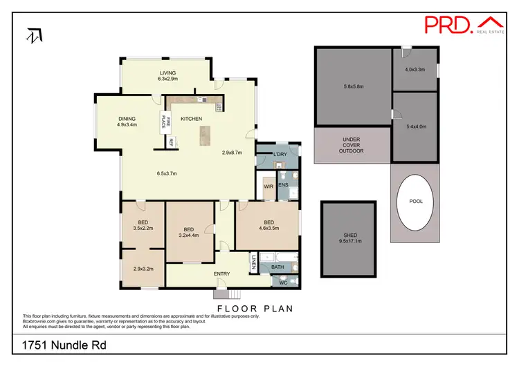 Floorplan of Homely house listing, 1751 Nundle Road, Dungowan NSW 2340