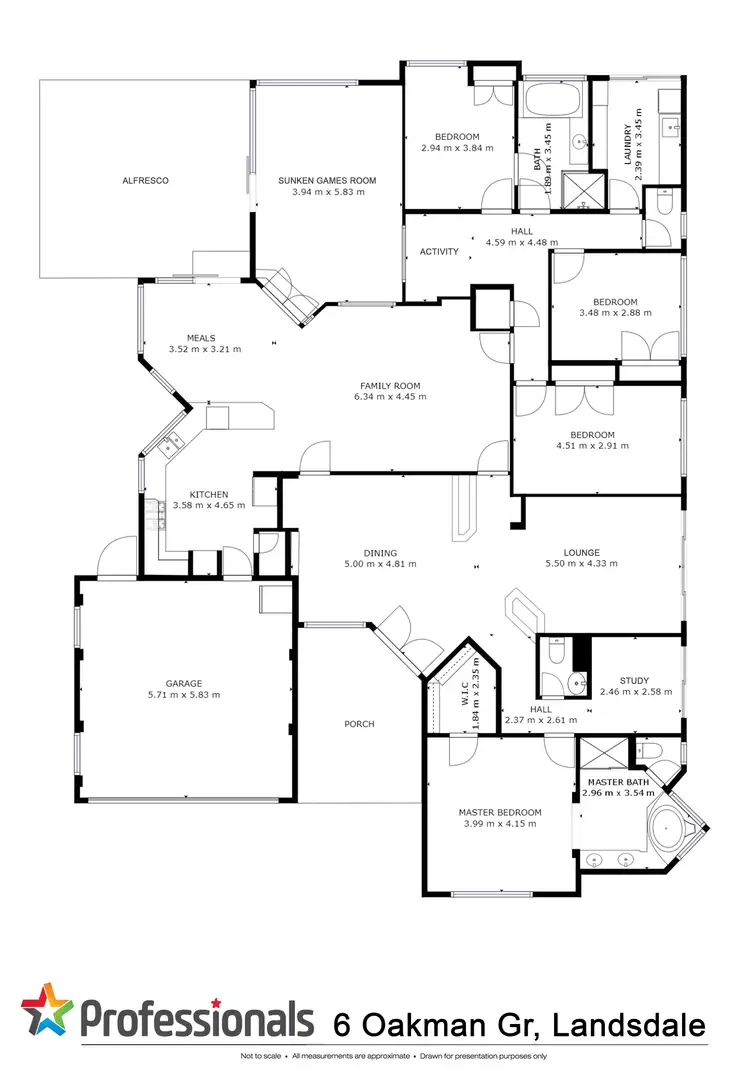 Floorplan of Homely house listing, 6 Oakman Grove, Landsdale WA 6065