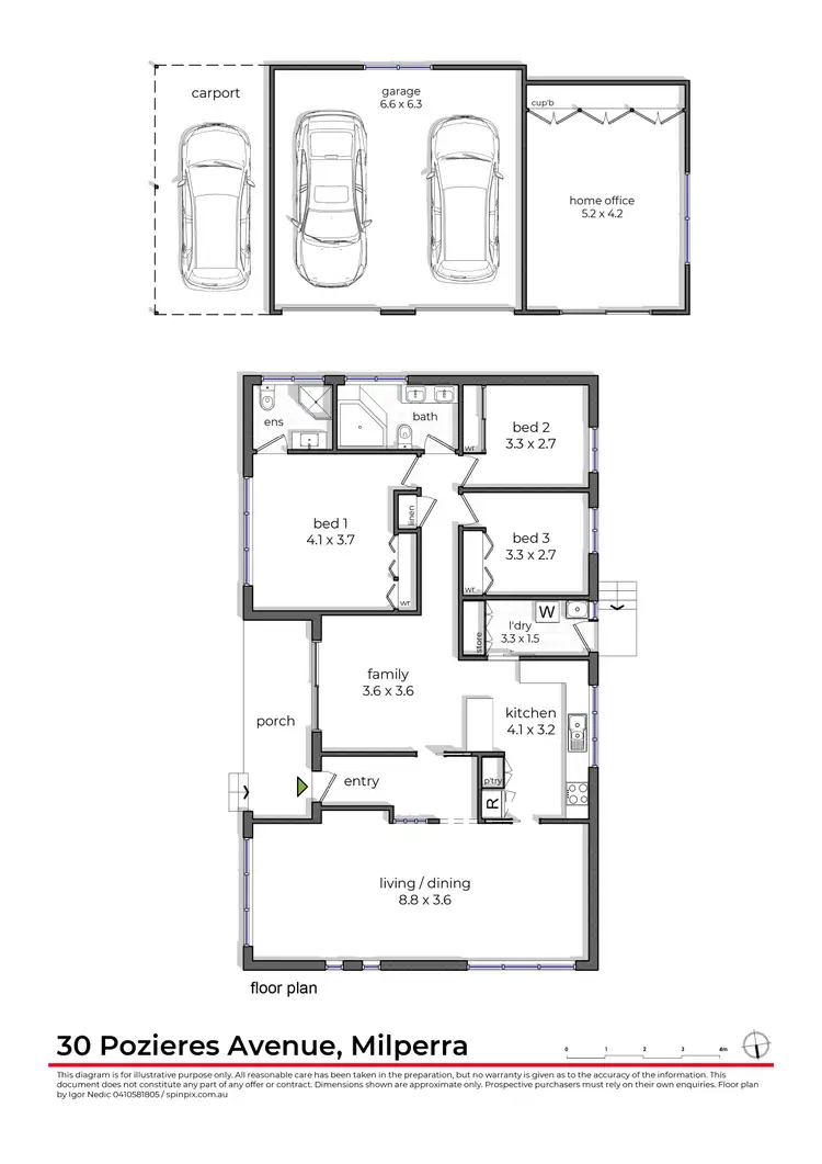 Floorplan of Homely house listing, 30 Pozieres Avenue, Milperra NSW 2214