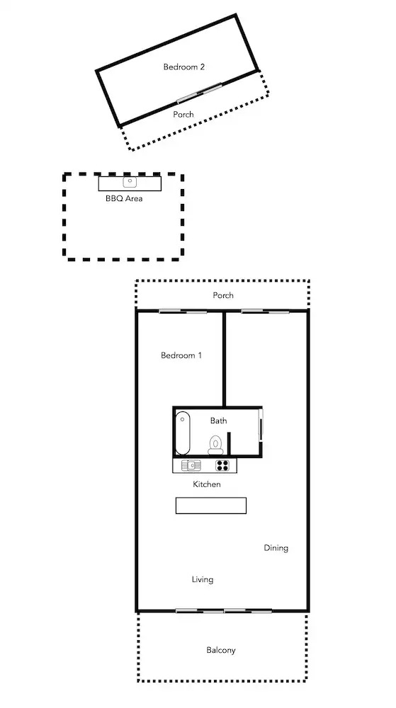 Floorplan of Homely house listing, 16 Scott Road, Halls Gap VIC 3381