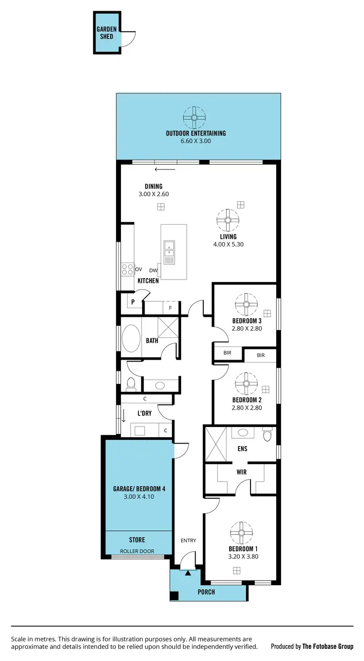 Floorplan of Homely house listing, 7a Austin Place, Port Willunga SA 5173