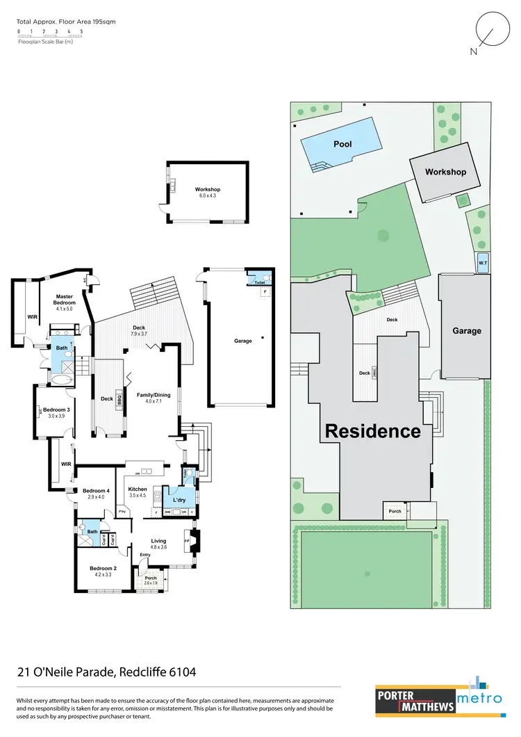 Floorplan of Homely house listing, 21 O'Neile Parade, Redcliffe WA 6104