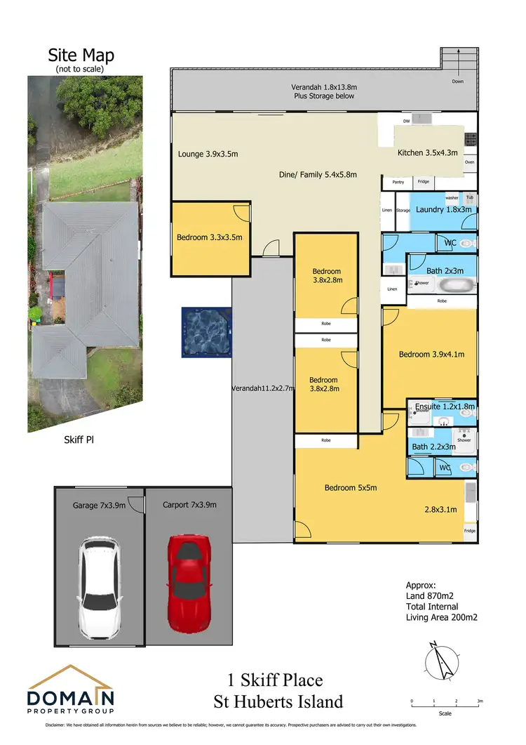 Floorplan of Homely house listing, 1 Skiff Place, St Huberts Island NSW 2257