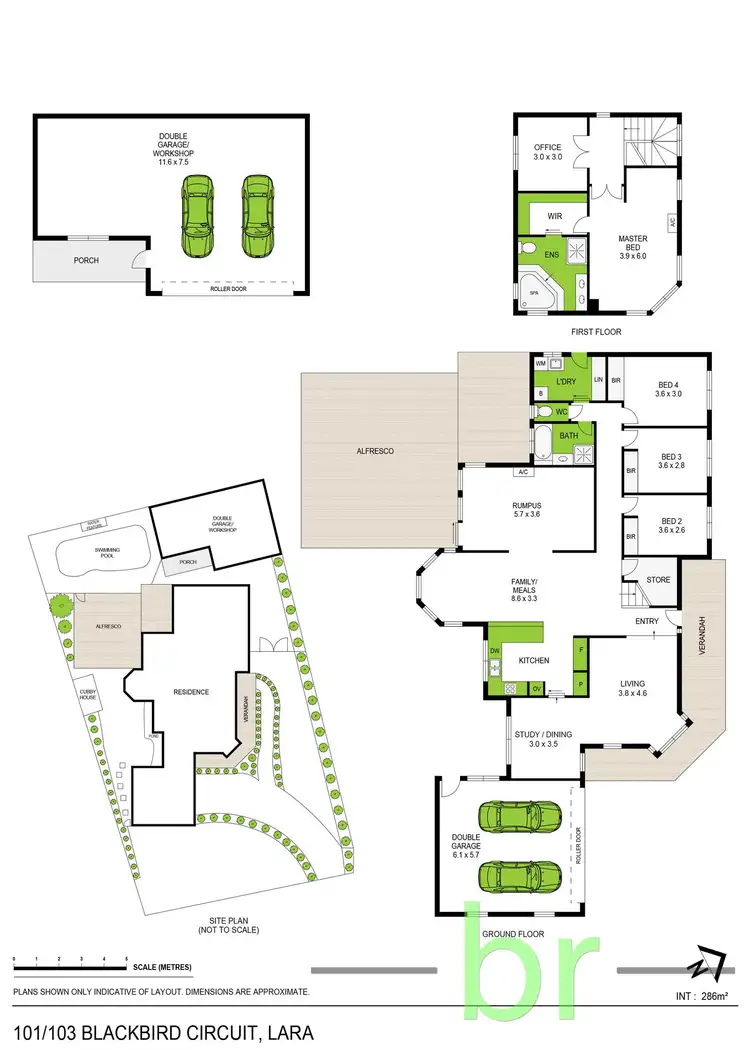 Floorplan of Homely house listing, 101-103 Blackbird Circuit, Lara VIC 3212