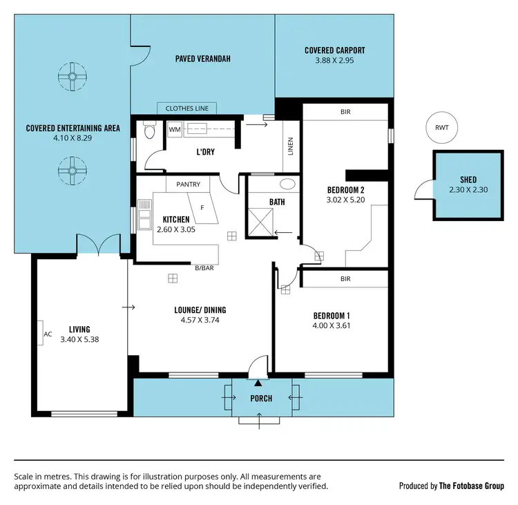Floorplan of Homely house listing, 2 Lyons Street, Brooklyn Park SA 5032