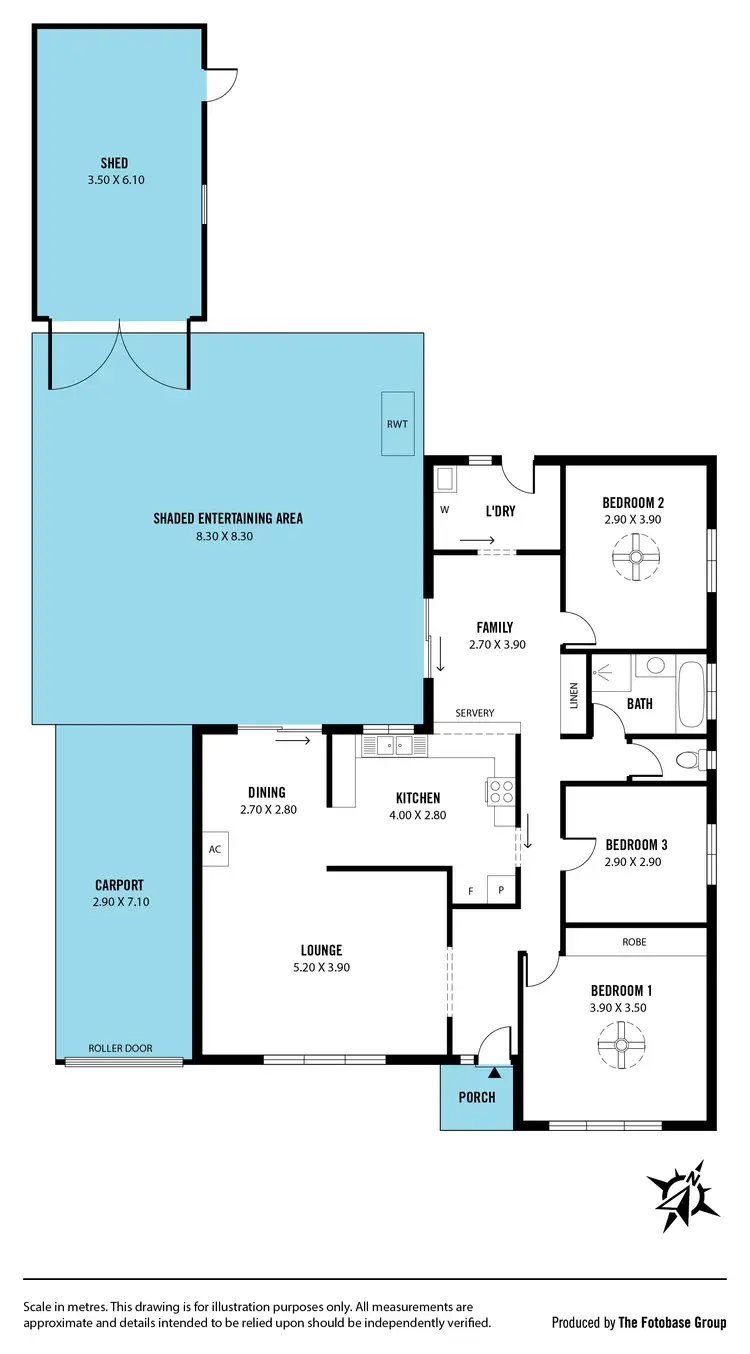 Floorplan of Homely house listing, 3 Ozone Avenue, Port Willunga SA 5173