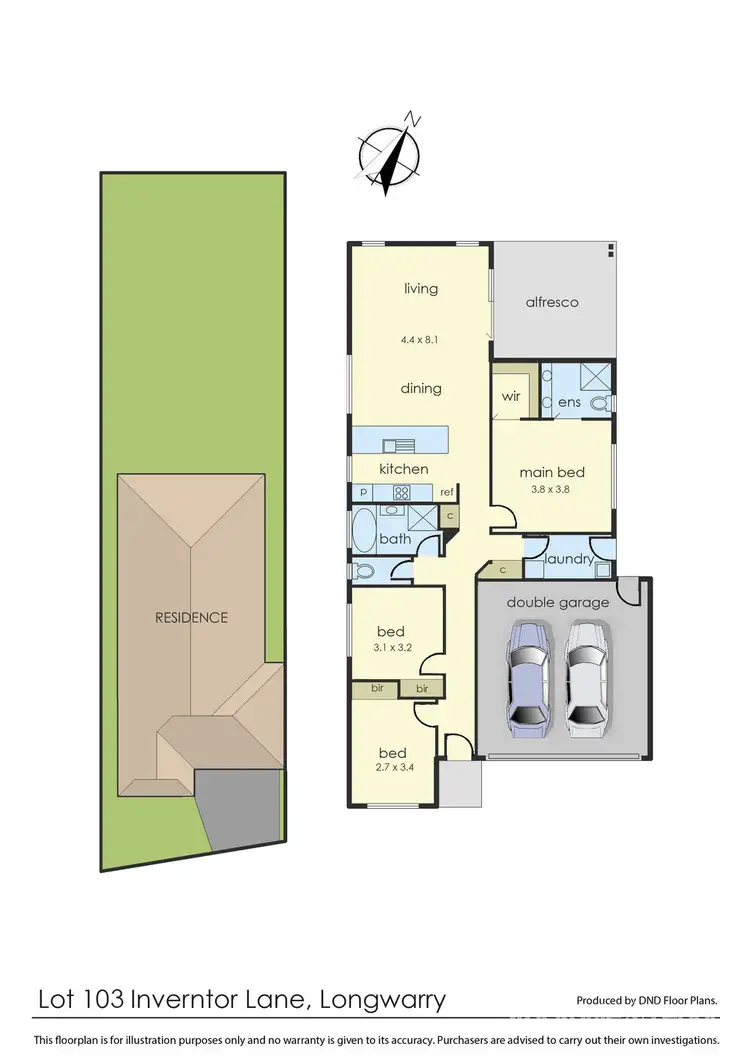 Floorplan of Homely house listing, 5 Inventor Lane, Longwarry VIC 3816