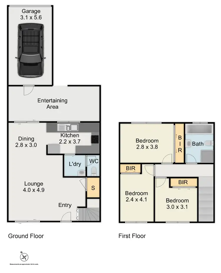 Floorplan of Homely townhouse listing, 3/1 Schiller Place, Emerton NSW 2770