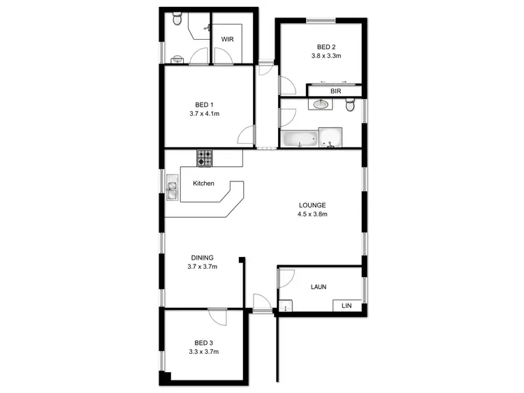 Floorplan of Homely house listing, 1002/ 7 Lake Terrace West, Mount Gambier SA 5290