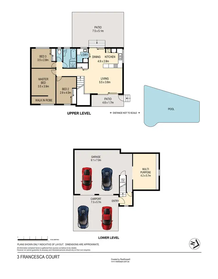 Floorplan of Homely house listing, 3 FRANCESCA COURT, Underwood QLD 4119