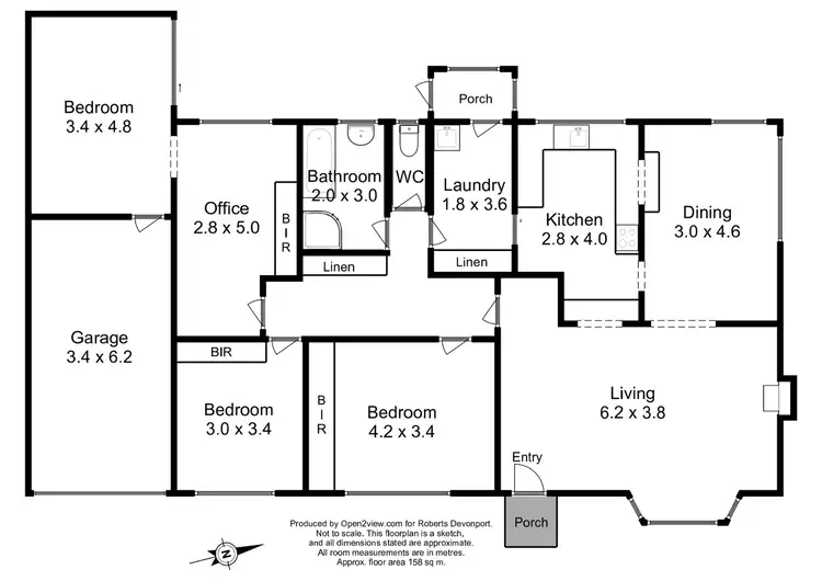 Floorplan of Homely house listing, 10 Hendriks Street, Ulverstone TAS 7315