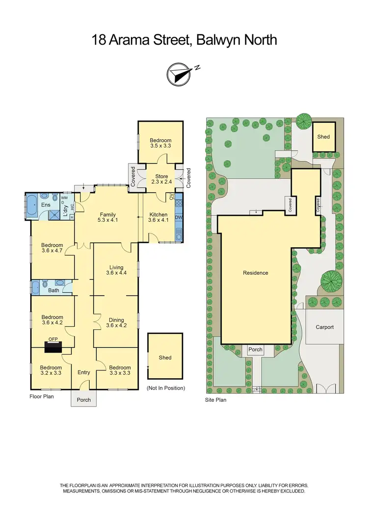 Floorplan of Homely house listing, 18 Arama Street, Balwyn North VIC 3104
