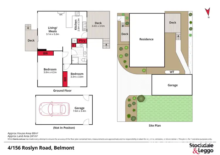 Floorplan of Homely unit listing, 4/156 Roslyn Road, Belmont VIC 3216