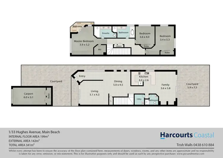 Floorplan of Homely house listing, 1/33 Hughes Avenue, Main Beach QLD 4217