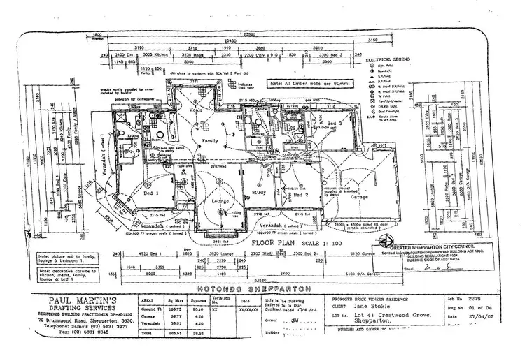 Floorplan of Homely house listing, 10 Crestwood Grove, Shepparton VIC 3630