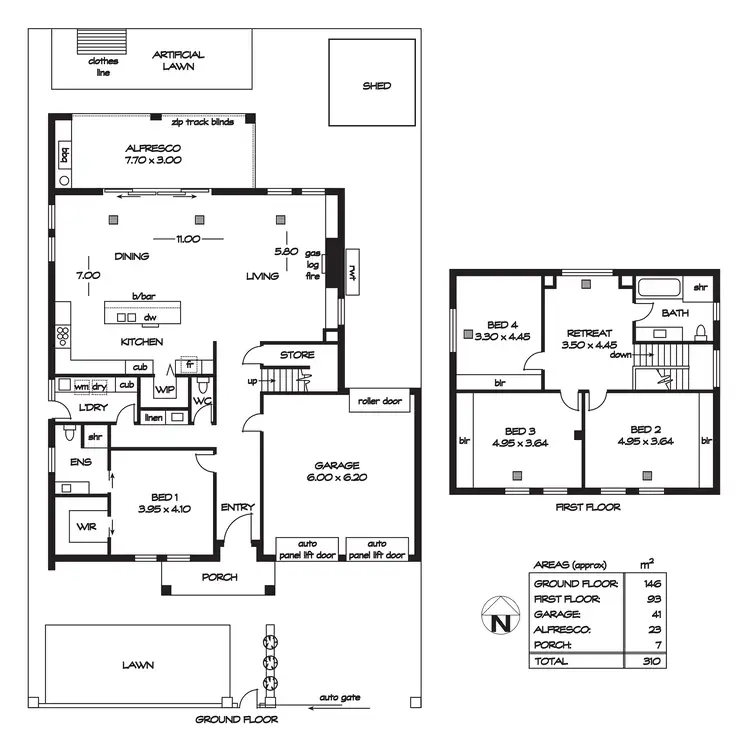 Floorplan of Homely house listing, 2B Benjamin Street, Manningham SA 5086