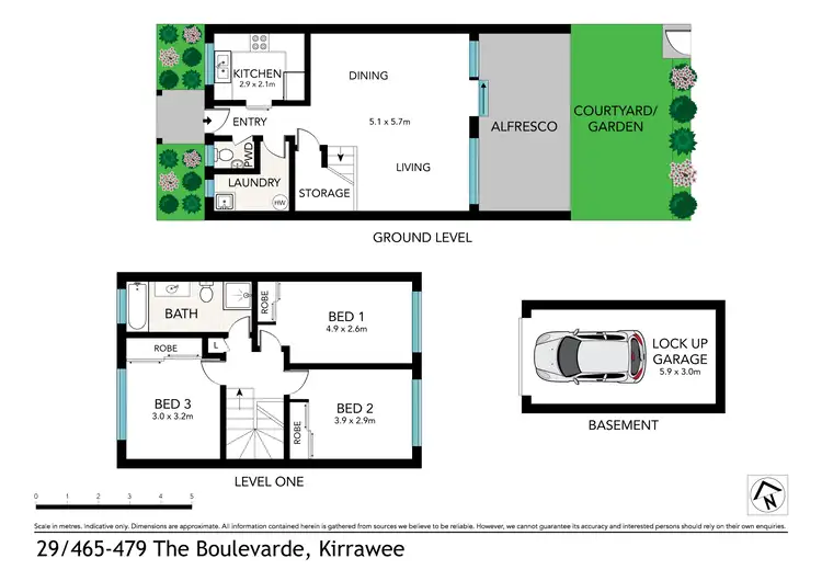 Floorplan of Homely townhouse listing, 29/465-479 The Boulevarde, Kirrawee NSW 2232