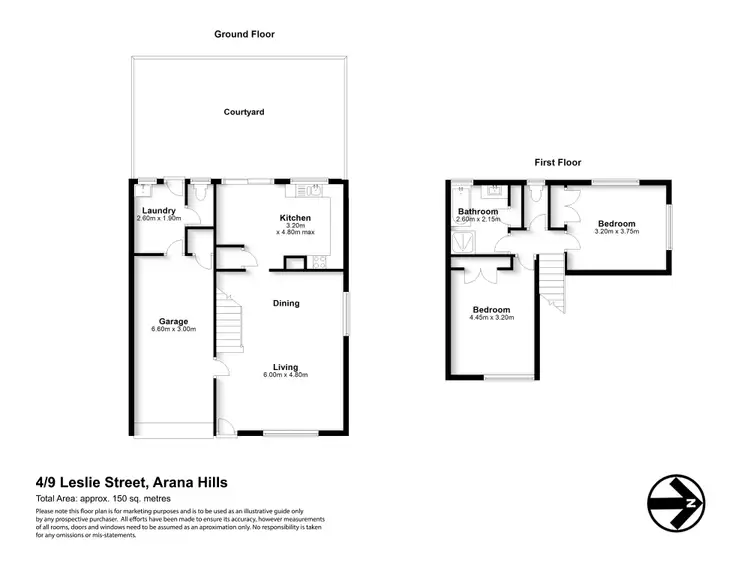 Floorplan of Homely townhouse listing, 4/9 Leslie Street, Arana Hills QLD 4054