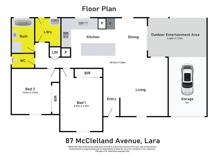 Floorplan of Homely house listing, 87 McClelland Avenue, Lara VIC 3212