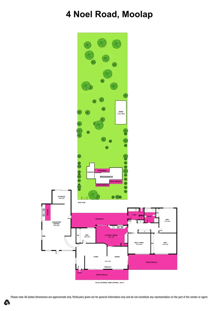 Floorplan of Homely house listing, 4 Noel Road, Moolap VIC 3224
