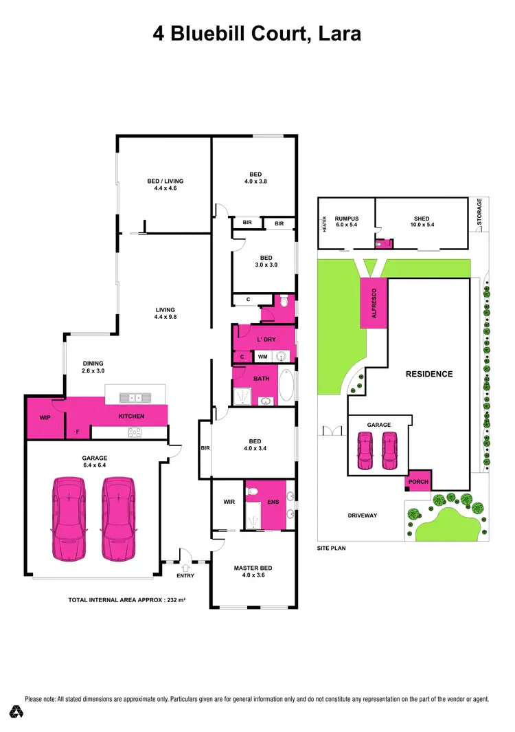 Floorplan of Homely house listing, 4 Bluebill Court, Lara VIC 3212