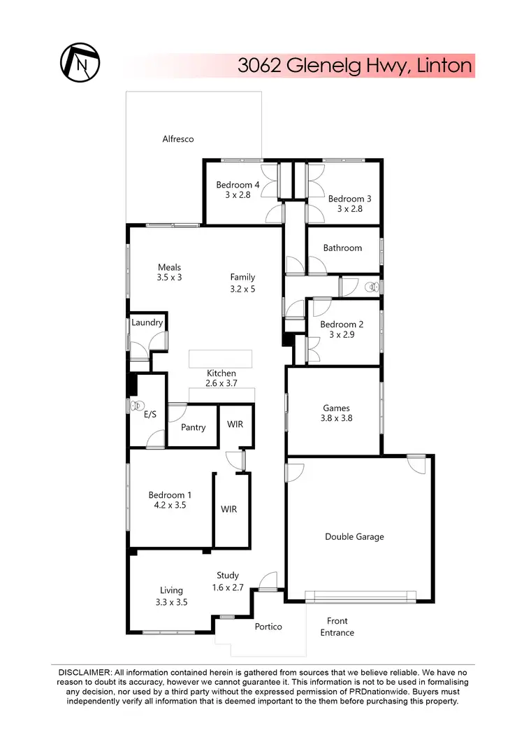 Floorplan of Homely house listing, 3062 Glenelg Highway, Linton VIC 3360
